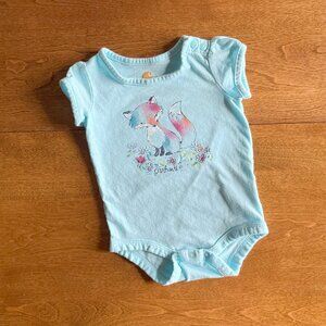 Carhartt aqua fox onesie 3m